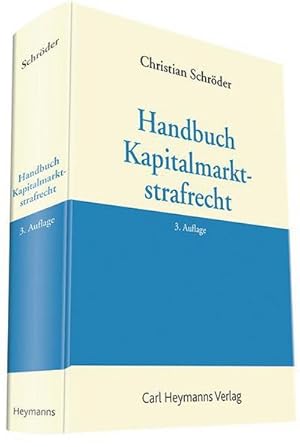 Bild des Verkufers fr Handbuch Kapitalmarktstrafrecht : inkl. Onlineausgabe zum Verkauf von AHA-BUCH