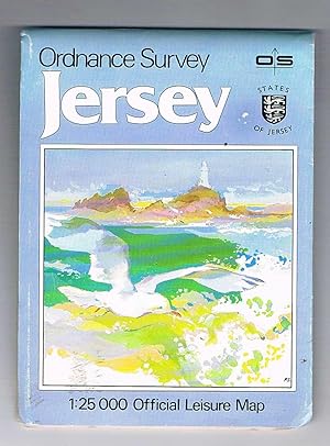Ordnance Survey Jersey. 1:25000 Official Leisure Map.