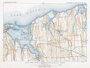 Seller image for Coast lines: Part of Sodus Bay and Clyde (N.Y.) sheets, for sale by Antiquariat Ruthild Jger