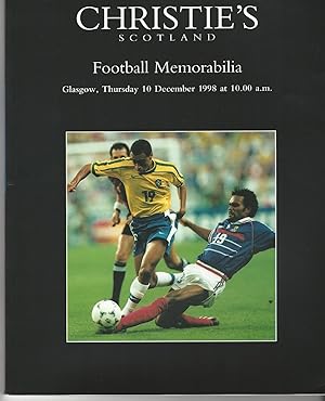 Christie's Scotland: Football Memorabilia Glasgow, Thursday 10 December 1998.