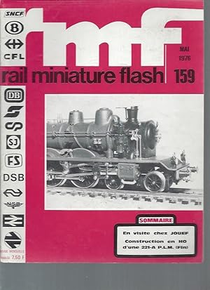 RMF - Rail Miniature Flash - N°159 / mai 1976 : En visite chez Jouef / Construction d'une HO d'un...
