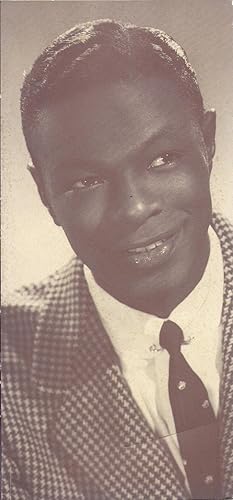 Immagine del venditore per Nat King Cole Brochure Capitol Records venduto da Charles Lewis Best Booksellers