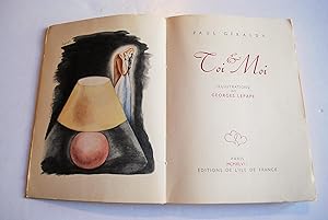 Imagen del vendedor de Toi & Moi. Illustrations De Georges Lepape. a la venta por BALAGU LLIBRERA ANTIQURIA