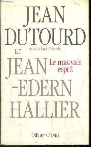 Seller image for LE MAUVAIS ESPRIT for sale by Le-Livre