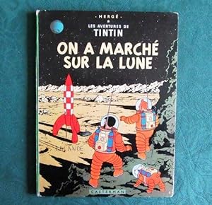 Tintin. On a marché sur la lune. (Dos vert) B35.