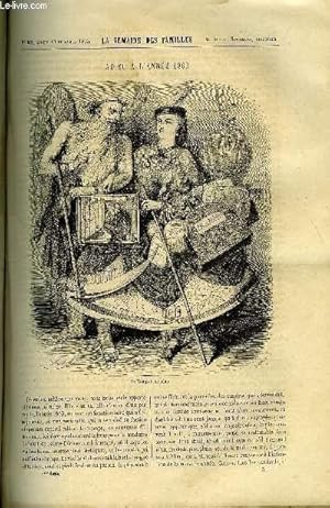 Seller image for LA SEMAINE DES FAMILLES 6EME ANNEE N13 - ADIEU A L'ANNEE 1863 DE FELIX-HENRI, LE LIS DU VILLAGE DE EMILE RICHEBOURG, VOYAGE EN BELGIQUE ET EN HOLLANDE III DE EDMOND GUERARD, MOEURS ET CARACTERES DU XVIIe SIECLE DE G. DE CADOUDAL for sale by Le-Livre