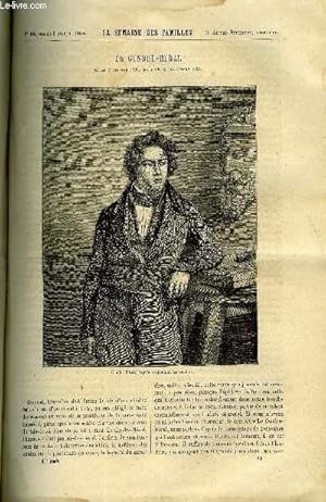 Seller image for LA SEMAINE DES FAMILLES 6EME ANNEE N15 - LE GENDRE-HERAL DE ALFRED NETTEMENT, LE LIS DU VILLAGE III DE EMILE RICHEBOURG, VOYAGE EN BELGIQUE ET EN HOLLANDE V DE EDMOND GUERARD, BATAILLE DE CHOLET DE CHARLES THENAISIE, M. GIRAUD ET SES VOISINS IV for sale by Le-Livre