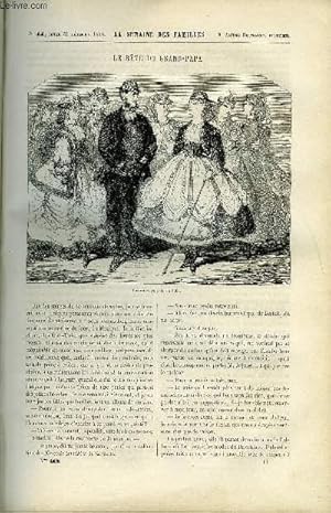 Image du vendeur pour LA SEMAINE DES FAMILLES 7EME ANNEE N14 - LE REVE DU GRAND-PAPA DE ALFRED NETTEMENT, LE MAU-JAUNENS III DE ALFRED DES ESSARTS, A DEUX ENFANTS DE JEANNE-MARGUERITE, LE PAON SPICIFERE DE FELIX-HENRI, SUR LE SPECTRE SOLAIRE DE MARQUIS DE ROYS mis en vente par Le-Livre