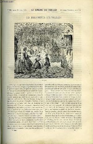 Imagen del vendedor de LA SEMAINE DES FAMILLES 7EME ANNEE 30 - LES MARIONNETTES AUX TUILERIES DE RENE, LES DEUX CLERCS VII DE ZENAIDE FLEURIOT, DE HAUT DE L'ARA-COELI DE JULES LABITTE, THEMISTOCLE DE E.LOUDUN, HISTOIRE, CHRONIQUE ET LEGENDE IV DE PAUL DE FRANCE a la venta por Le-Livre