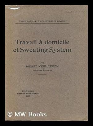 Seller image for Travail a Domicile Et Sweating-System for sale by MW Books Ltd.
