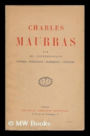 Seller image for Charles Maurras Et Le Nationalisme De L'Action Francaise for sale by MW Books Ltd.