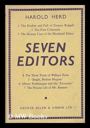 Seller image for Seven Editors for sale by MW Books