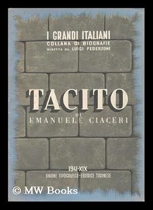 Seller image for Tacito; Con Sei Tavole in Rotocalco for sale by MW Books