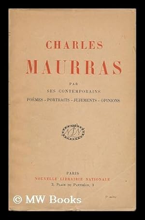 Seller image for Charles Maurras Et Le Nationalisme De L'Action Francaise for sale by MW Books