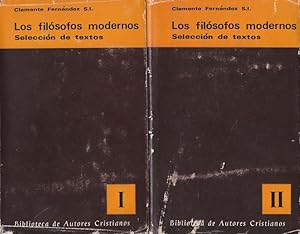 Seller image for Los filsofos modernos. Seleccin de textos. 2 tomos for sale by Librera Cajn Desastre