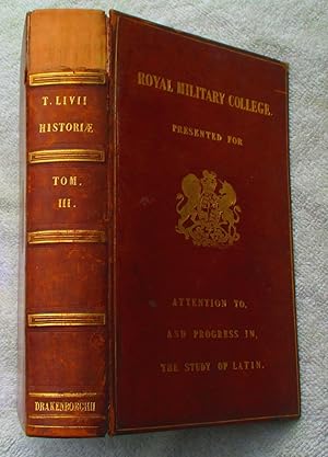 Seller image for T. Livii Patavini Historiarum Ab Urbe Condita Libri Qui Supersunt Omnes. Ex Recensione Arn Drakenborchii Accedunt Notae Integrae J. B. L. Crevierii Indice Rerum Locupletissimo, Tom III. for sale by Glenbower Books