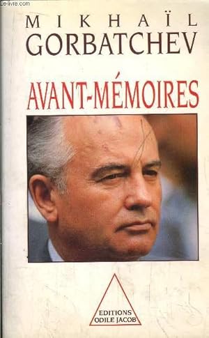 Image du vendeur pour AVANT-MEMOIRES mis en vente par Le-Livre