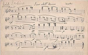 Autograph Musical Manuscript Signed - AbeBooks Autograph Musical Manuscript Signed - AbeBooks