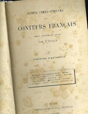 Image du vendeur pour PETITS CHEFS D'OEUVRES DES CONTEURS FRANCAIS - DESPERIERS / TALLEMENT DES REAUX / PERRAULT LA MONNOYE / HAMMILTON / DU CERCEAU / BLANCHET / GRESSET / LEMONNIER / JOUY / BRILLAT SAVARIN / PONS DE VERDUN / ANDRIEUX /DE MAISTRE - TOME 1 - CONTES D'AUTREFOIS mis en vente par Le-Livre