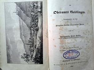 Seller image for Beschreibung des Oberamts Geislingen for sale by Herr Klaus Dieter Boettcher