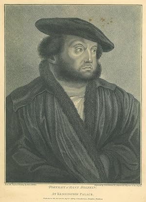 HOLBEIN, Hans der Jüngere (1498 - 1543). Halbfigur nach halbrechts nach