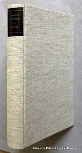 Bild des Verkufers fr Briefe. Herausgegeben von Dieter Sauberzweig u. Ludwig Fischer. Heidelberg, Lambert Schneider, 1967. Mit Portrt. 339 S., 2 Bl. Orig.-Leinenband mit beschdigtem Schutzumschlag. zum Verkauf von Jrgen Patzer