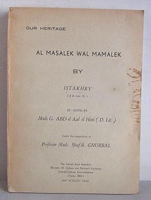 Bild des Verkufers fr Al Masalek Wal Mamalek zum Verkauf von Verlag IL Kunst, Literatur & Antiquariat