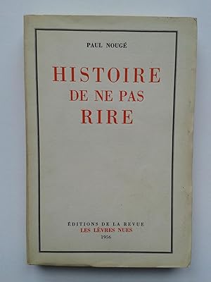 Image du vendeur pour Histoire de ne pas Rire mis en vente par Pascal Coudert