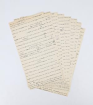 Image du vendeur pour Reflexions sur le surralisme - Manuscrit autographe complet mis en vente par Librairie Le Feu Follet