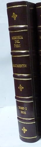 Imagen del vendedor de ARBITRAJES DE LIMITES ENTRE EL PERU Y EL ECUADOR. DOCUMENTOS ANEXOS A LA MEMORIA DEL PERU PRESENTADOS A S. M. REAL ARBITRO. tomo I ( del N 1 al N 42) a la venta por LIBRERIA  SANZ