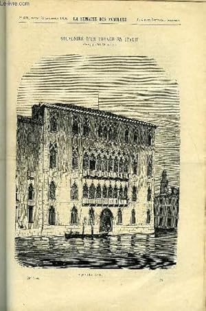 Seller image for LA SEMAINE DES FAMILLES 10EME ANNEE N52 - SOUVENIRS D'UN VOYAGE EN ITALIE (FIN) DE ALFRED NETTEMENT, CONTES DE MA NOURRICE DE ANDRE LE PAS, LE PLAIN-CHANT DU PRISONNIER DE G. DE LA LANDELLE, PENDANT LA FUITE DE AUGUSTE LE PAS for sale by Le-Livre