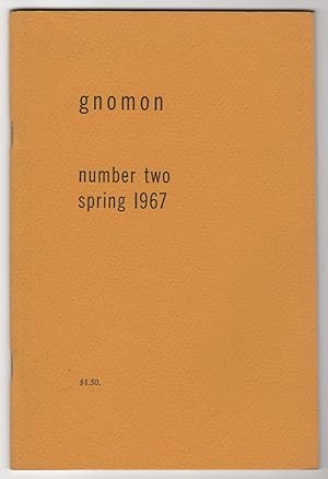 Image du vendeur pour Gnomon 2 (Two, Spring 1967) mis en vente par Philip Smith, Bookseller