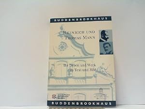 Bild des Verkufers fr Heinrich und Thomas Mann. Ihr Leben und Werk in Text und Bild. zum Verkauf von Antiquariat Ehbrecht - Preis inkl. MwSt.