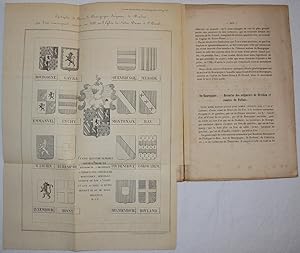 4 Extraits des Annales de l'Académie d'Archéologie de Belgique: 1/ Copie d'une pièce authentique ...