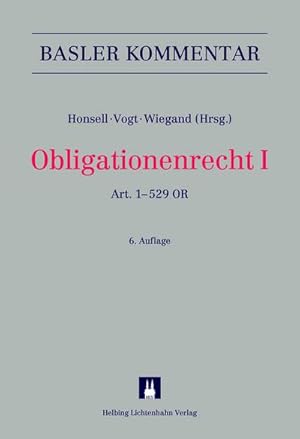 Seller image for Obligationenrecht I: Art. 1-529 OR (Basler Kommentar) : Art. 1-529 OR for sale by AHA-BUCH