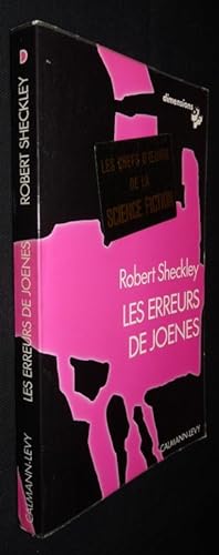 Immagine del venditore per Les erreurs de Joenes venduto da Abraxas-libris