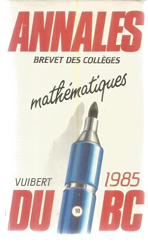 Annales Brevet des collèges - Mathématiques