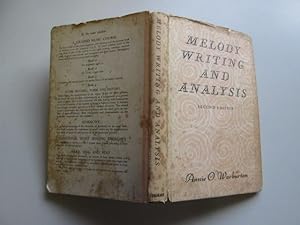 Immagine del venditore per Melody Writing and Analysis venduto da Goldstone Rare Books