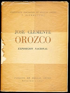 Bild des Verkufers fr Exposicion Nacional Jose Clemente Orozco. Catalogo Que El Instituto Nacional De Bellas Artes Publica Con Motivo De La Exposicion Nacional Restrospectiva zum Verkauf von Alkahest Books