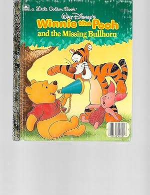 Bild des Verkufers fr Walt Disney's Winnie the Pooh and the missing bullhorn (A Little golden book) zum Verkauf von TuosistBook