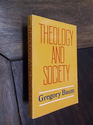 Bild des Verkufers fr Theology and Society zum Verkauf von Barker Books & Vintage
