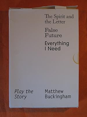 Imagen del vendedor de Play the Story; the Spirit and the Letter; False Future; Everything I Need (four books) a la venta por Pistil Books Online, IOBA