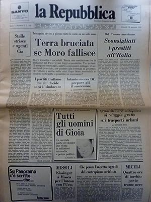 LA REPUBBLICA Anno 1 Numero 2 Giovedi' 15 Gennaio 1976