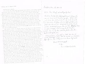 Seller image for 3 masch. Briefe mit eigenh. Unterschrift und 1 eigenh. Brief mit Unterschrift. for sale by Kotte Autographs GmbH