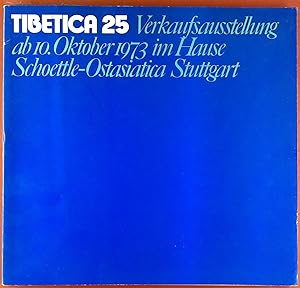 Imagen del vendedor de Tibetica 27. Verkaufsausstellung Oktober 1973. a la venta por biblion2