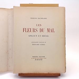 Image du vendeur pour Les Fleurs Du Mal Spleen et Ideal (Volume I) mis en vente par EGIDIUS ANTIQUARISCHE BOEKHANDEL