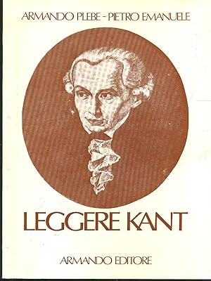 Bild des Verkufers fr Leggere Kant zum Verkauf von Librodifaccia
