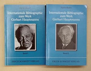 Seller image for Internationale Bibliographie zum Werk Gerhart Hauptmanns. (2 Bde.; komplett). for sale by antiquariat peter petrej - Bibliopolium AG