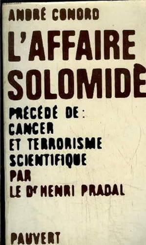 Seller image for L'AFFAIRE SOLOMIDES for sale by Le-Livre