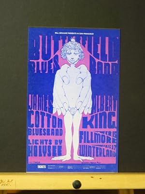 Bill Graham/Filmore Postcard #107 ( Butterfield Blues Band, James Cotton Blues Band, Albert King )